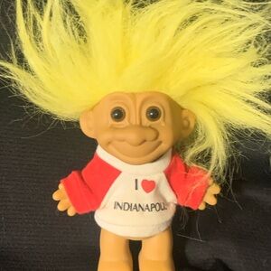 Vintage Russ Troll Doll, I love Indianapolis